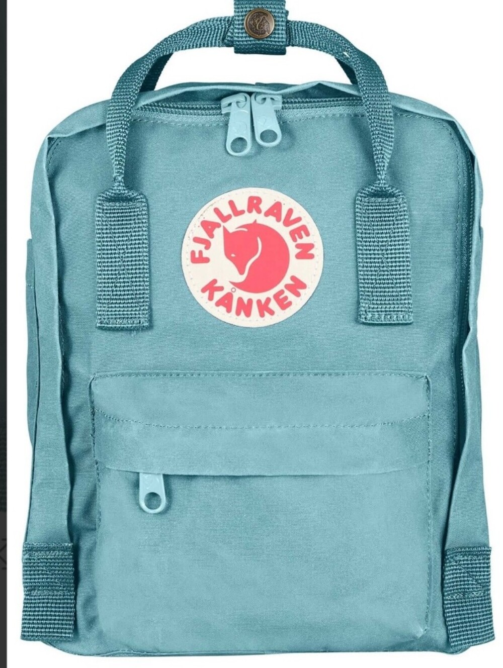 Fjallraven Mini Backpack, Sky Blue, Padded Shoulder Straps